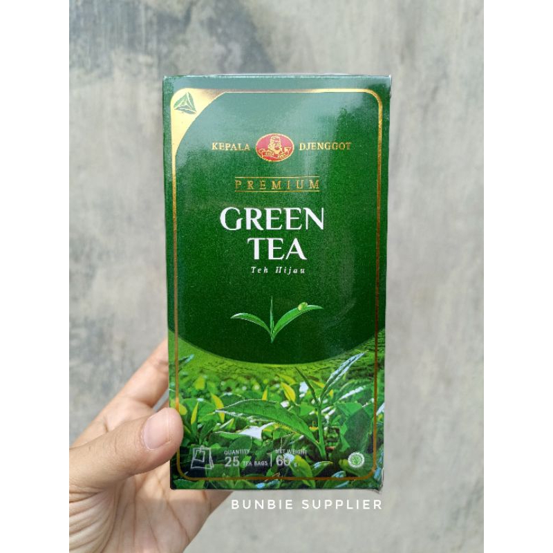 

Teh Hijau Kepala Djenggot Premium Isi 25 Tea Bags 60gr (BOX) | Greentea Premium Kepala Jenggot