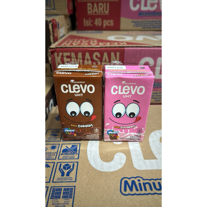 

CLEVO SUSU UHT 115ml TPK aneka rasa