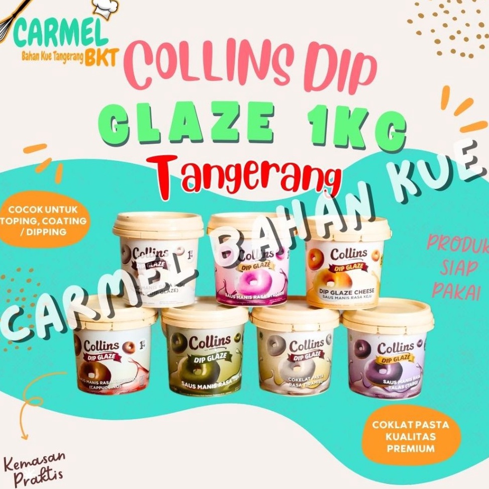 

Diskon sekarang TANGERANG Collins Dip Glaze 1kg Dipping Coklat