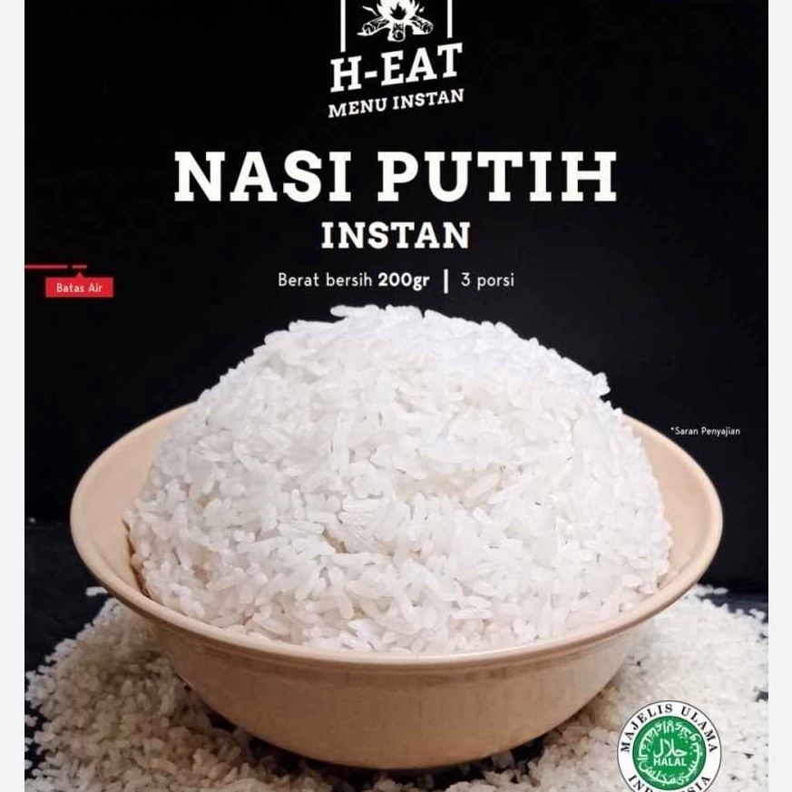 

Paket Hemat Menu Nasi Putih Instan Makanan Hiking HEat 2 gr 3 Porsi