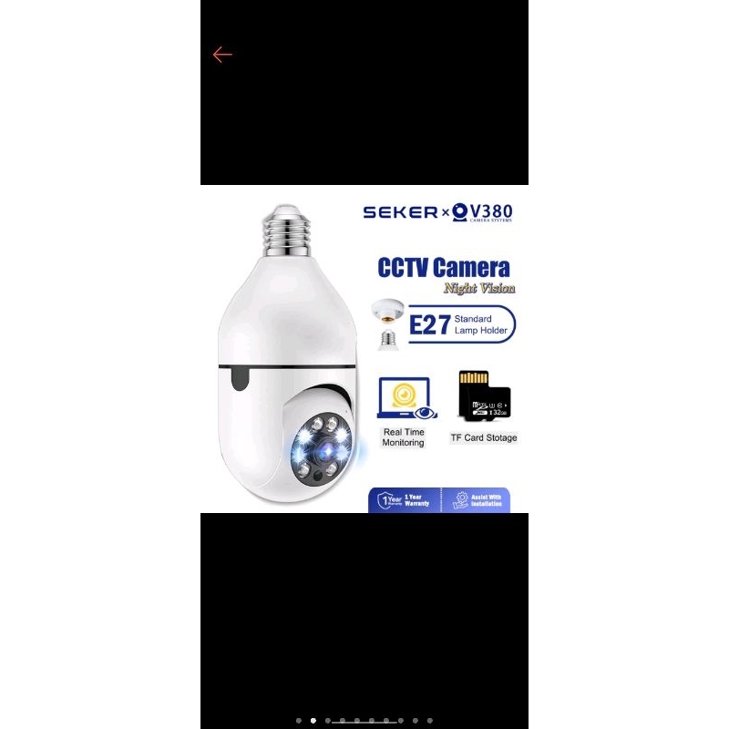 bohlam lampu beserta CCTV