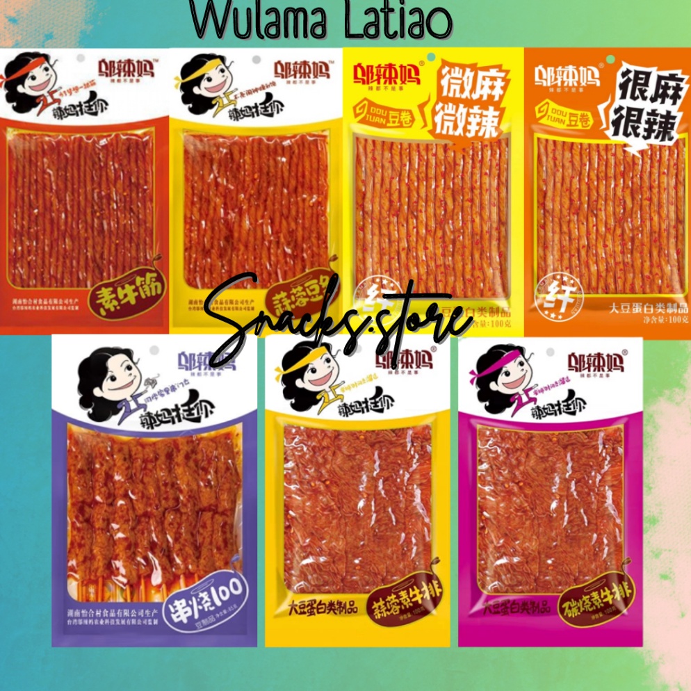 

Top Design BPOM Wulama Latiao HALAL Gluten Cemilan Snack Vegetarian 1gr