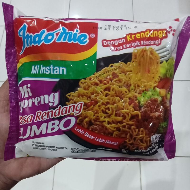 

Mie Instan Indomie Goreng Jumbo Rendang 128gram
