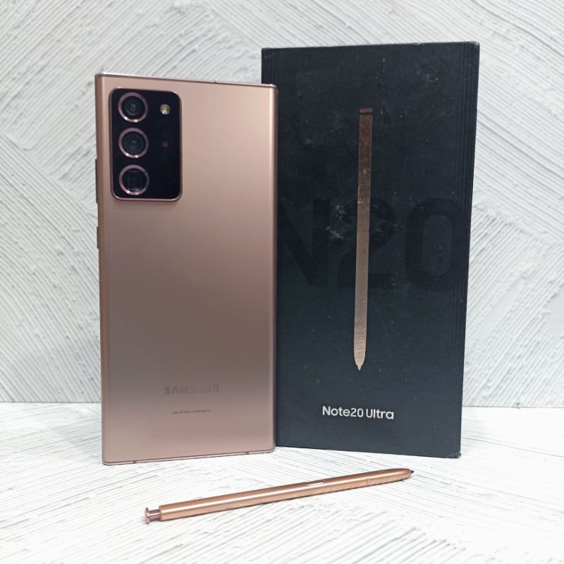 Samsung Note 20 Ultra 8/256 GB Handphone Second Bekas Fullset