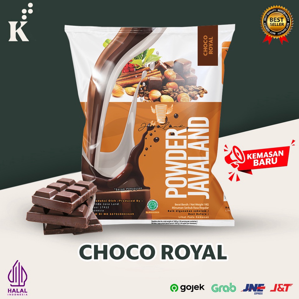

Cuci Gudang Bubuk Minuman Bubble Powder Drink Choco Royal ORIGINAL Javaland 1kg