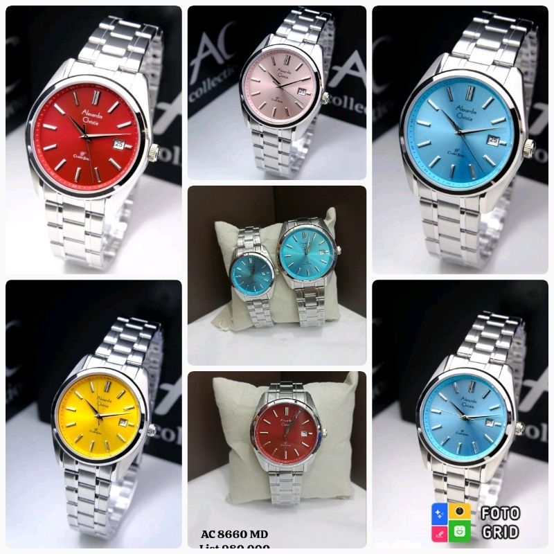 JAM TANGAN AC8660 / AC 8660 WARNA BARU ORIGINAL