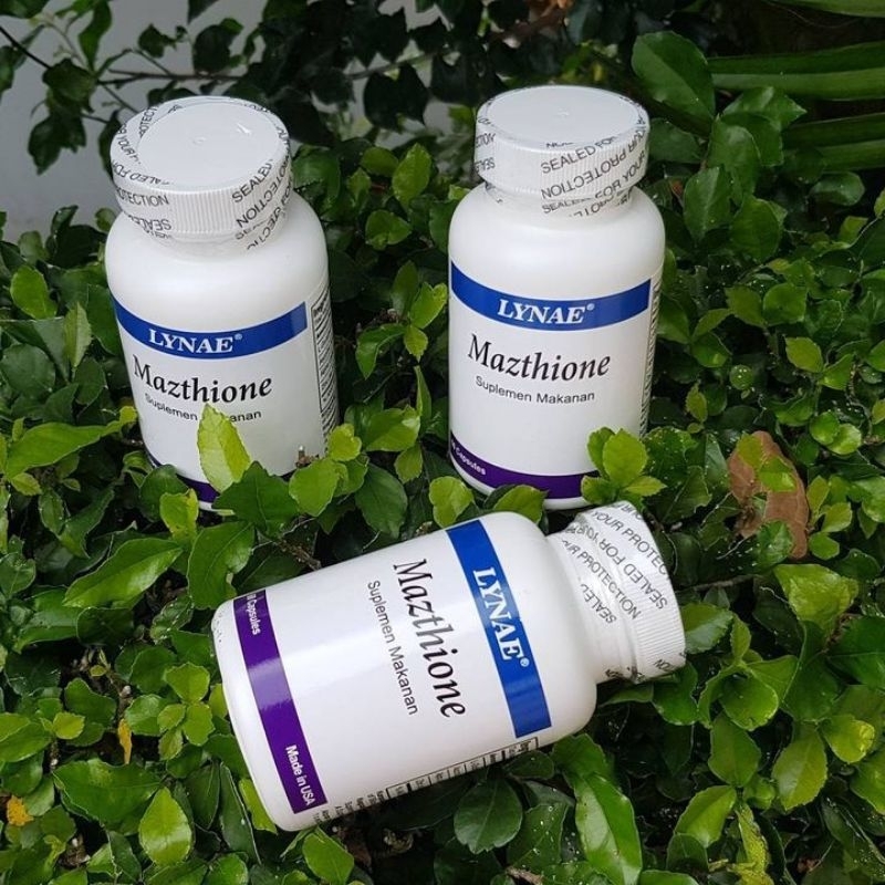 LYNAE MAZTHIONE ORIGINAL SUPLEMEN PEMUTIH BADAN KULIT SELURUH TUBUH ASLI USA