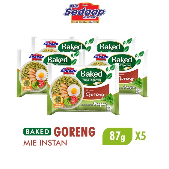 

Harga Khusus Sedaap Mie Instan Baked Goreng 87gr x5