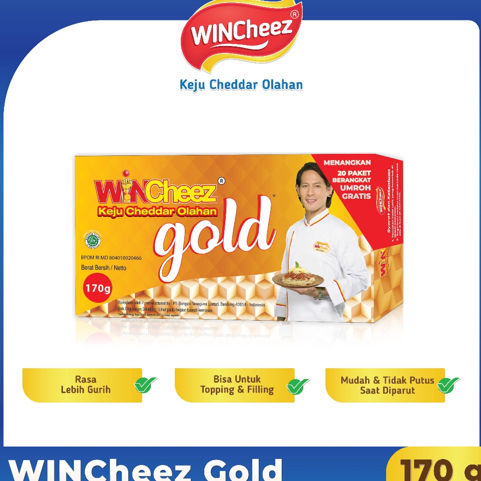 

Sedia WINCheez Keju GOLD 17 Gram