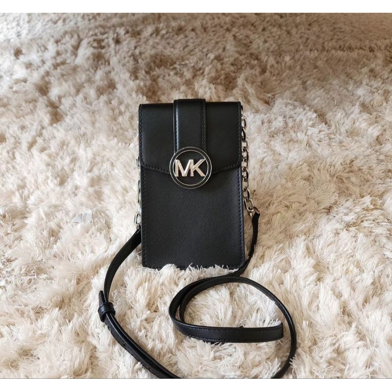 new tas hp phone Michael Kors MK Carmen black xbody original