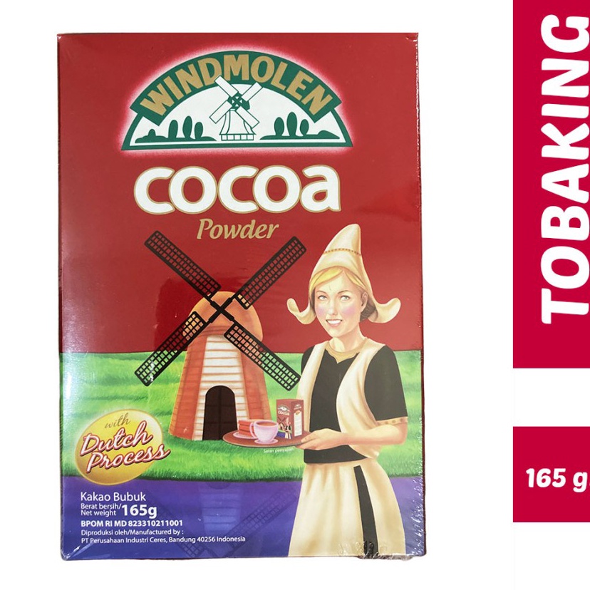 

Real produk Windmolen Cocoa Powder 165gr Coklat Bubuk