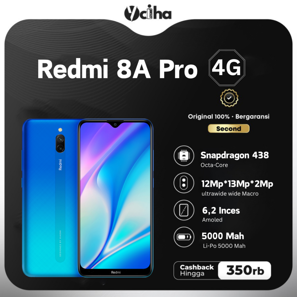 Xiomi redmi 8a pro 3/32 second