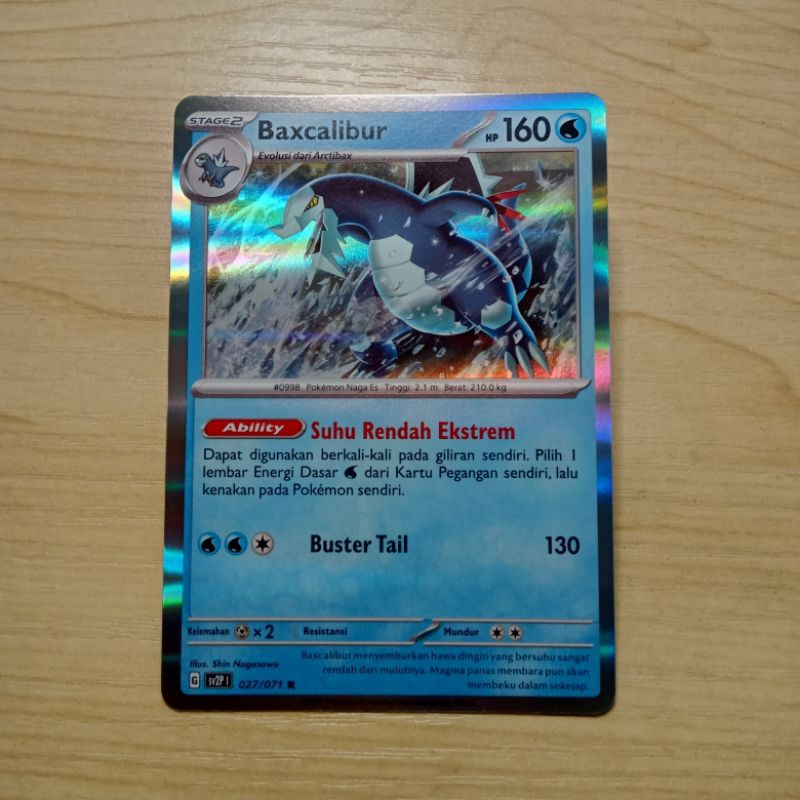POKEMON TCG Indonesia - Baxcalibur SV2P R