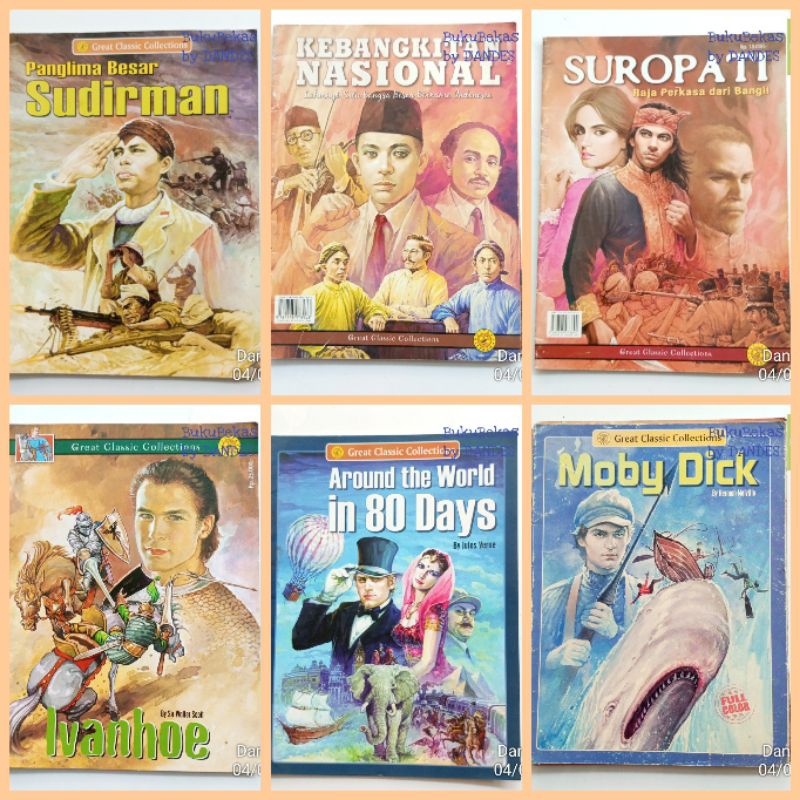 Great Classic Collections - Buku Cerita Anak Pustaka Lebah - Bekas Preloved Klasik Dongeng Tokoh