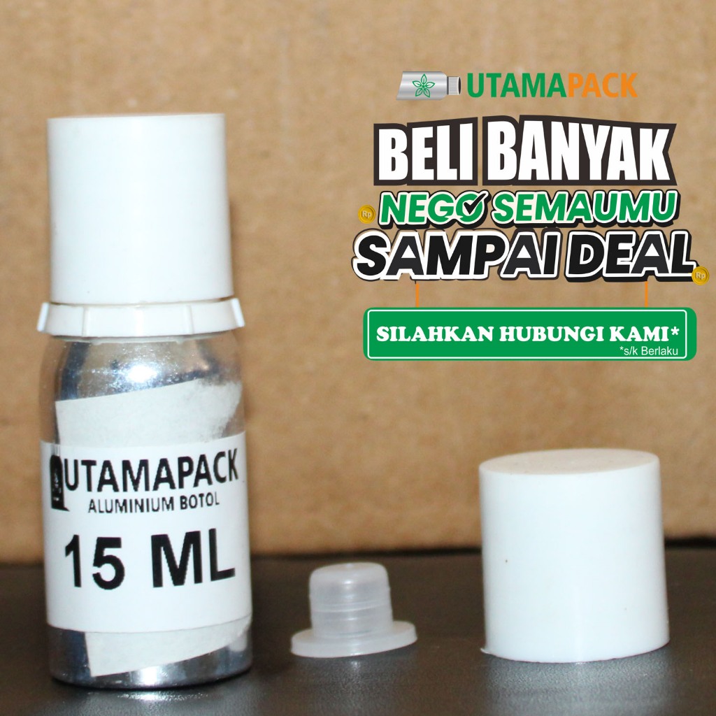 Botol sample parfum Kaleng/aluminium  Parfum Baru 15ml 15ml 15gram 15gr