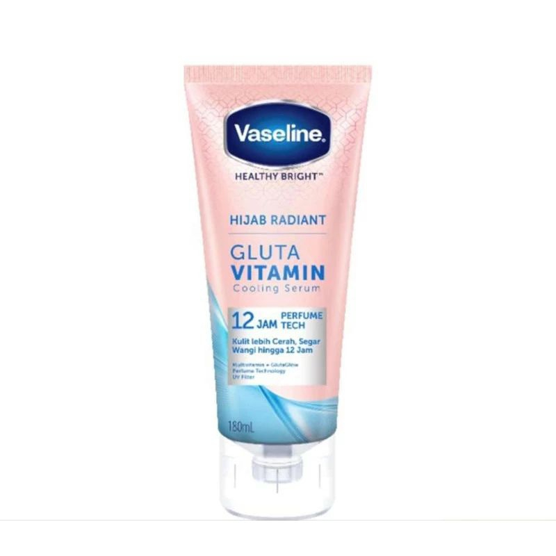 Vaseline Hand Body Lotion Hijab Bright Refresing Serum cooling Naurishing 180ml