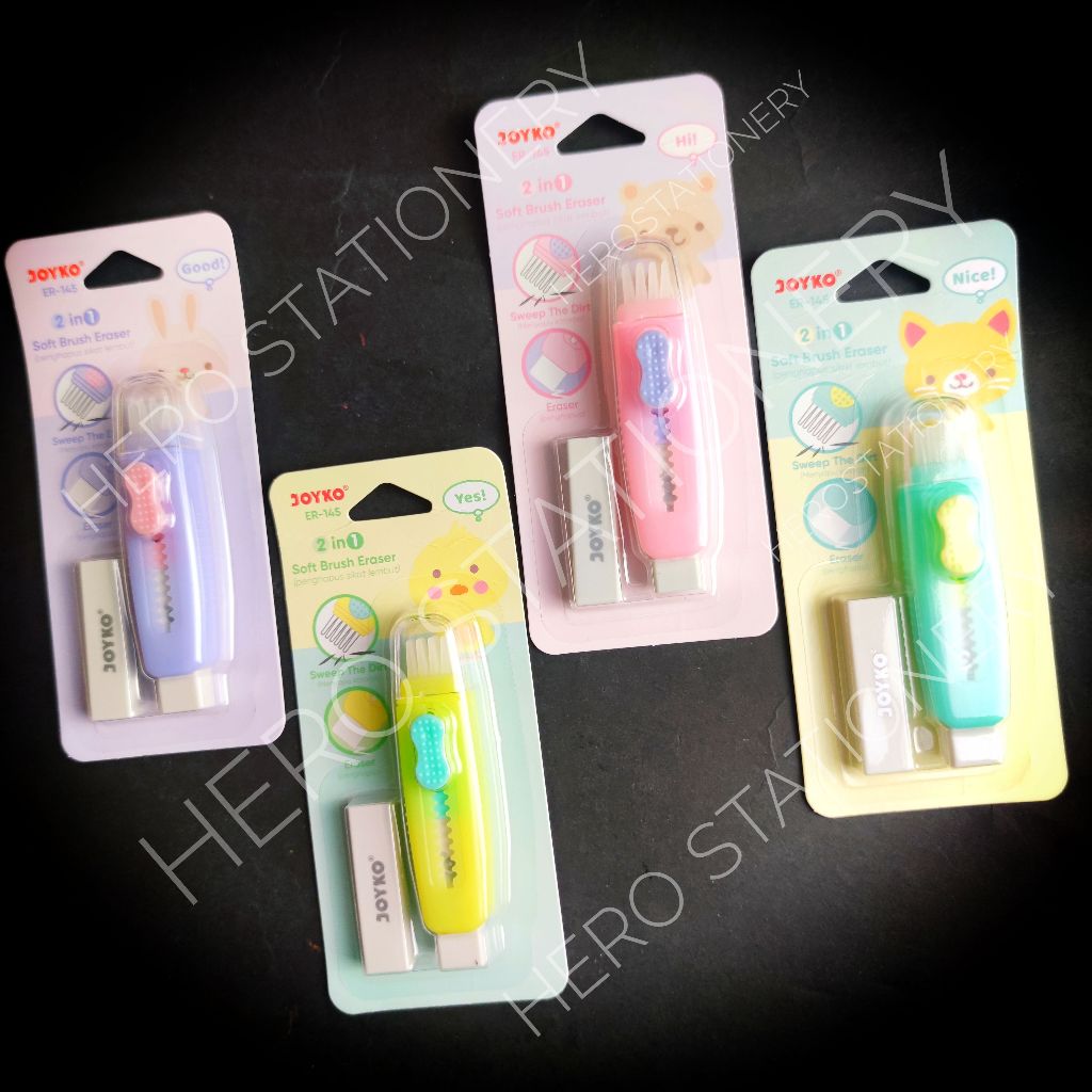 

Joyko penghapus sikat lembut 2in1 soft brush eraser ER-145