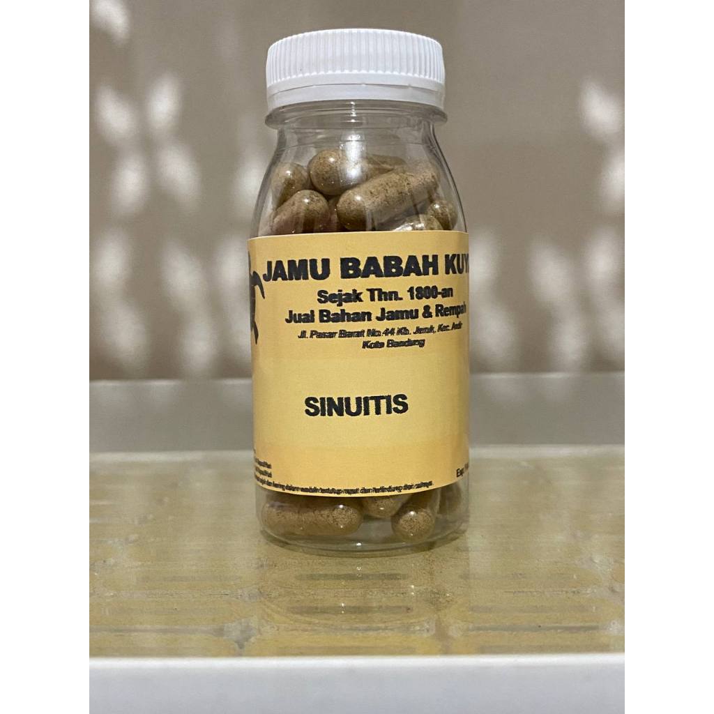 

Jamu Babah Kuya - Sinuitis/ Sinus (50 Kapsul) Herbal