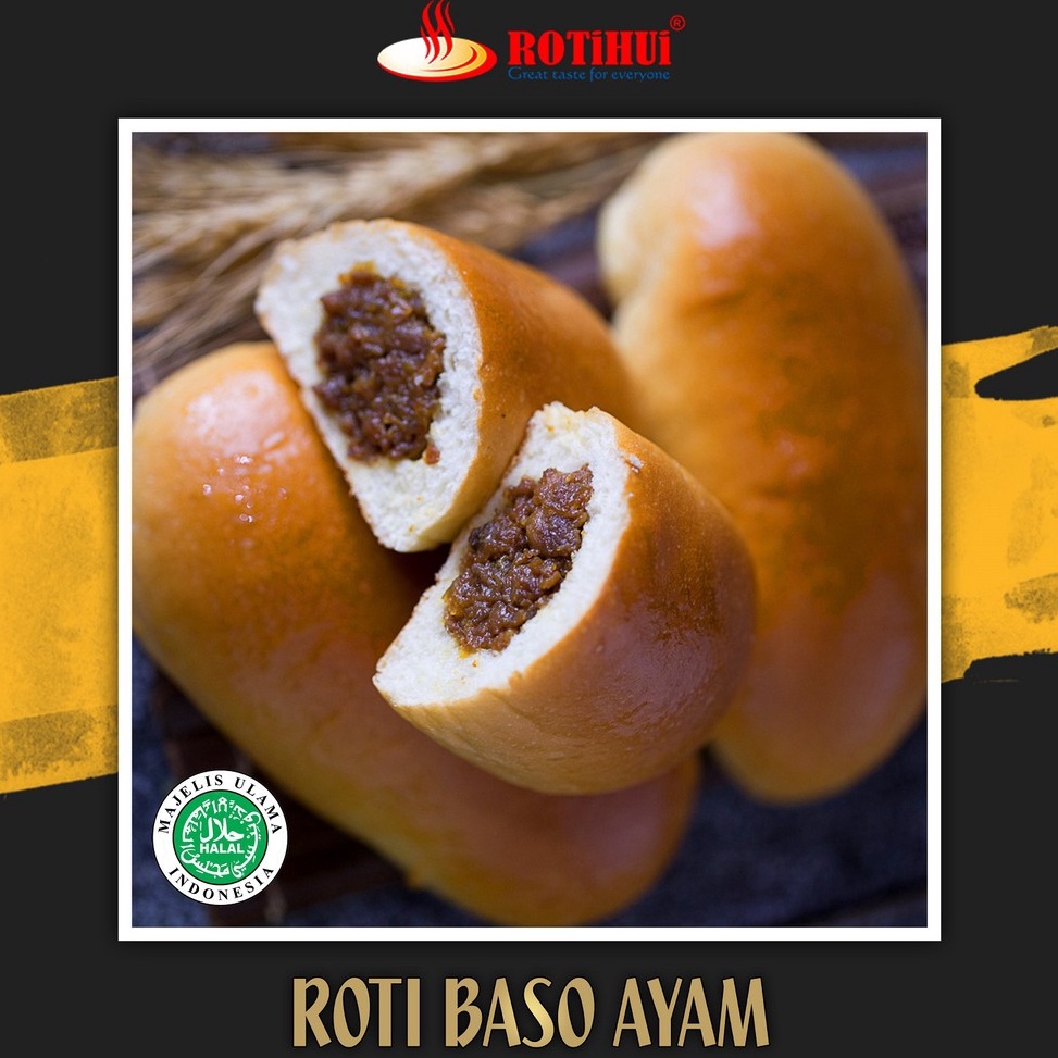 

Serbu sekarang ROTI BASO AYAM 1 pcs ROTIHUI