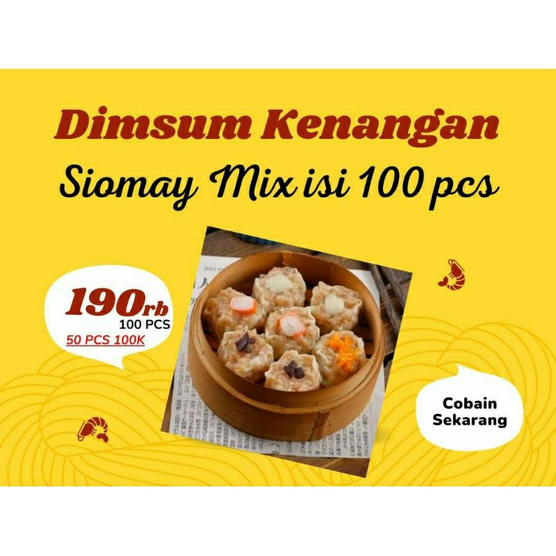 

Dimsum Ayam Siomay Topping Mix isi 100