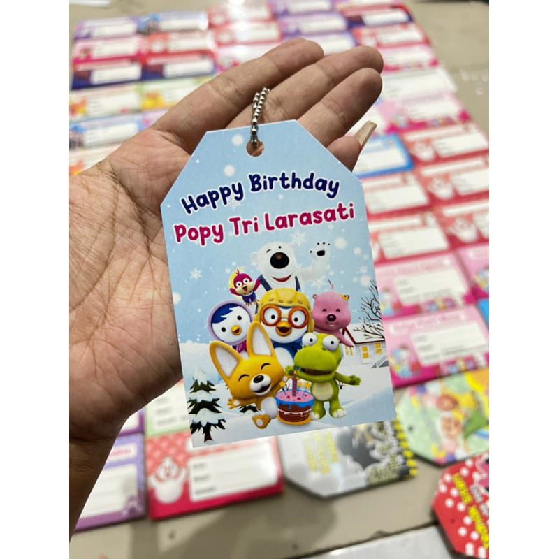 KARTU UCAPAN KARTU SOUVENIR + TALI 30 BIJI