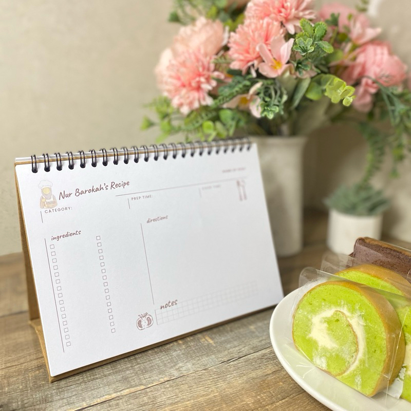 

Buku Resep Meja Custom - Buku Resep Spiral