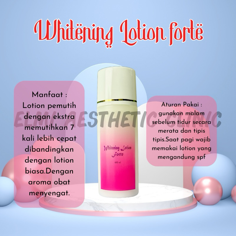 LOTION FORTE AROMA OBAT MENYENGAT | HB FORTE | WHITENING LOTION FORTE | NIGHT FORTE | LOTION DOSIS T