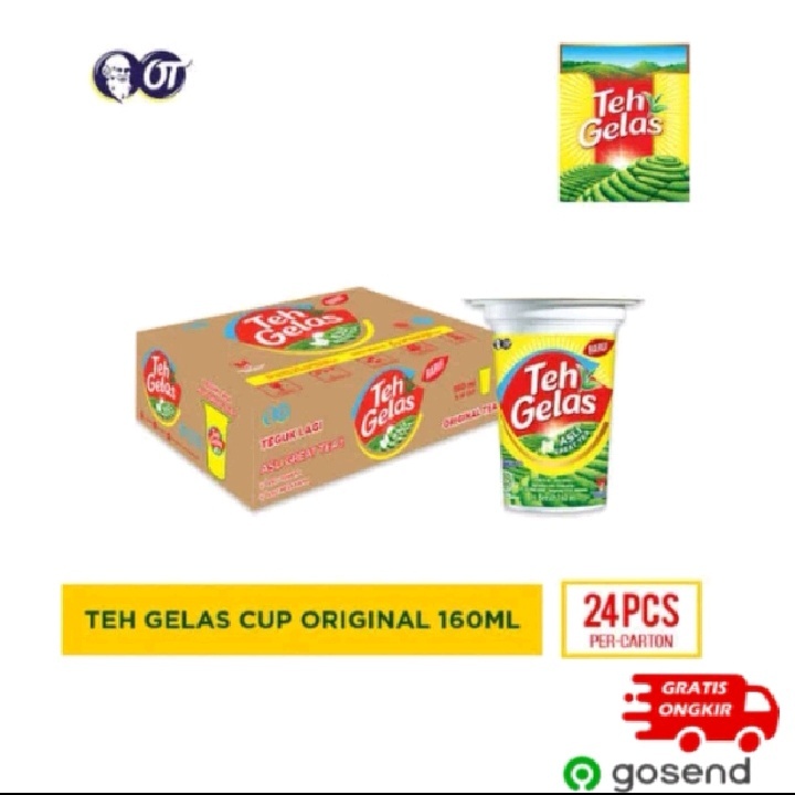 

Teh Gelas Cup Original 160ml 1 Dus/karton