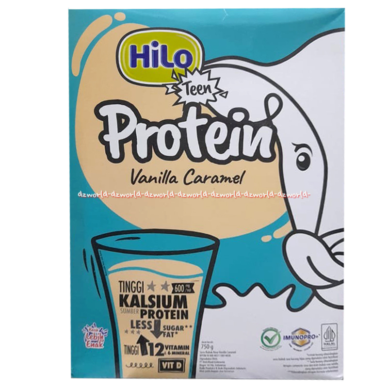 

Hilo Teen 750gr Hi Protein Vanilla Caramel Susu Kalsium Untuk Remaja Tambah Tinggi Less Sugar Hailo Vanila Karamel 750 gram Milk