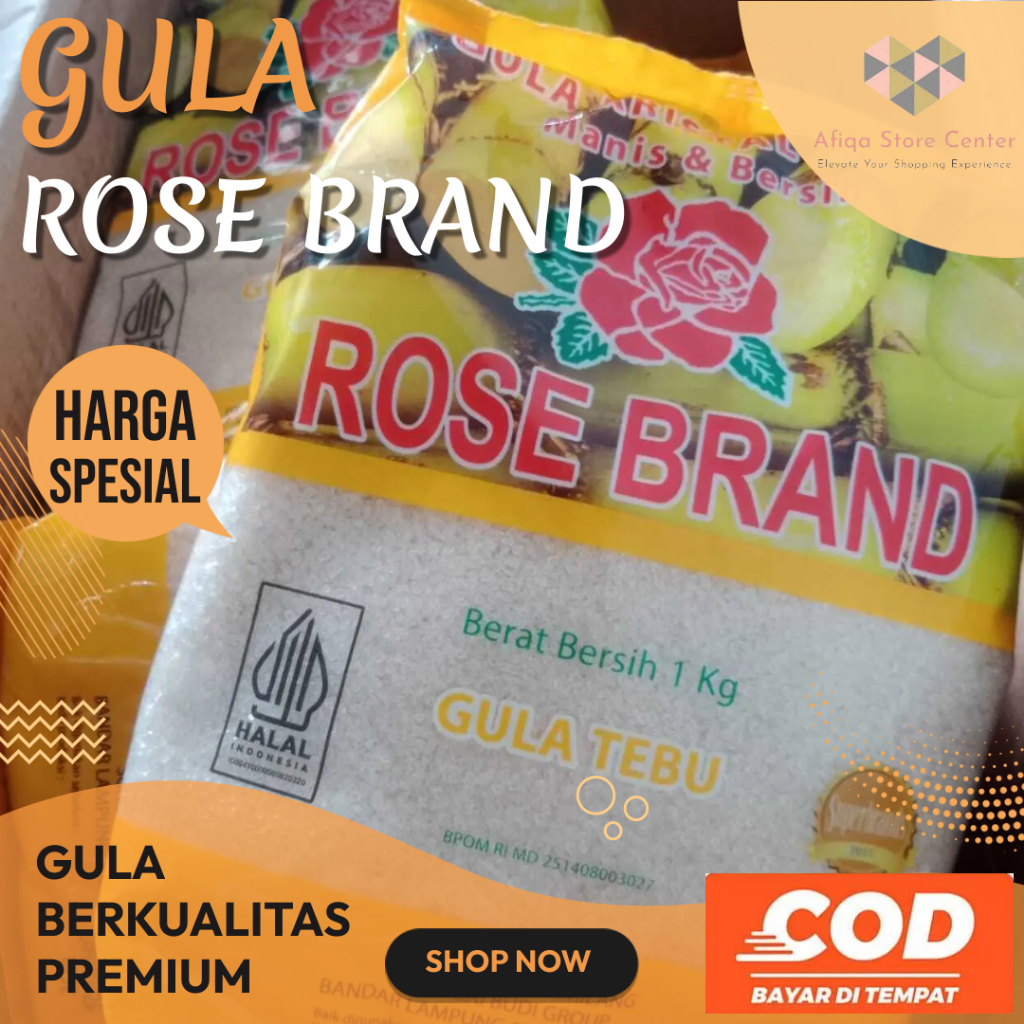 

Gula Rose Brand Kuning Kemasan 1kg Terlaris dan Termurah