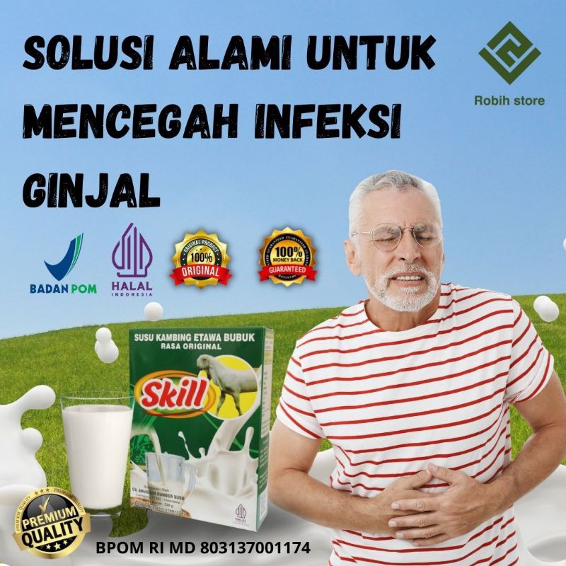 

SOLUSI ALAMI UNTUK MENCEGAH INFEKSI GINJAL MINUM SUSU KAMBING ETAWA SKILL 100% ORIGINAL