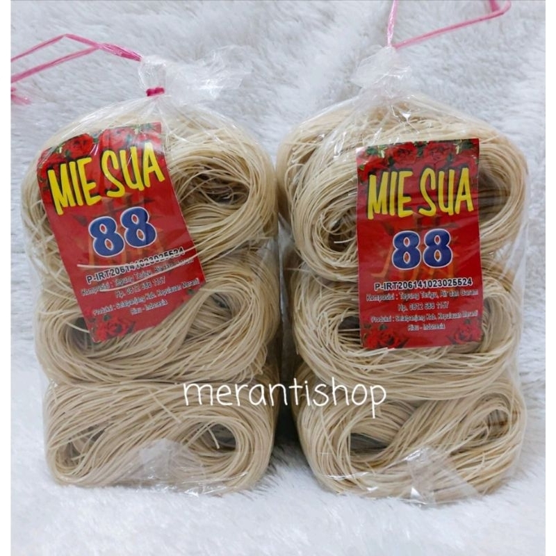 

MIE SUA /MIE SOA/MIE SUA CAP88 500 GRAM/MIE SUA/ASLI SELATPANJANG MERANTI RIAU / MIESUA /