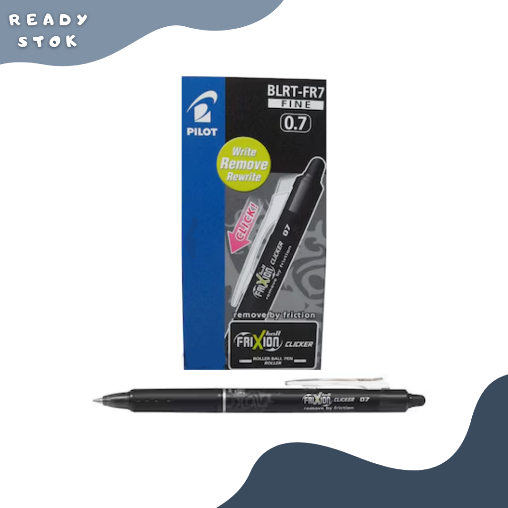 

BALLPEN PILOT BLRT-FR7 0.7 BLACK / ERASEABLE PEN PILOT (PCS)