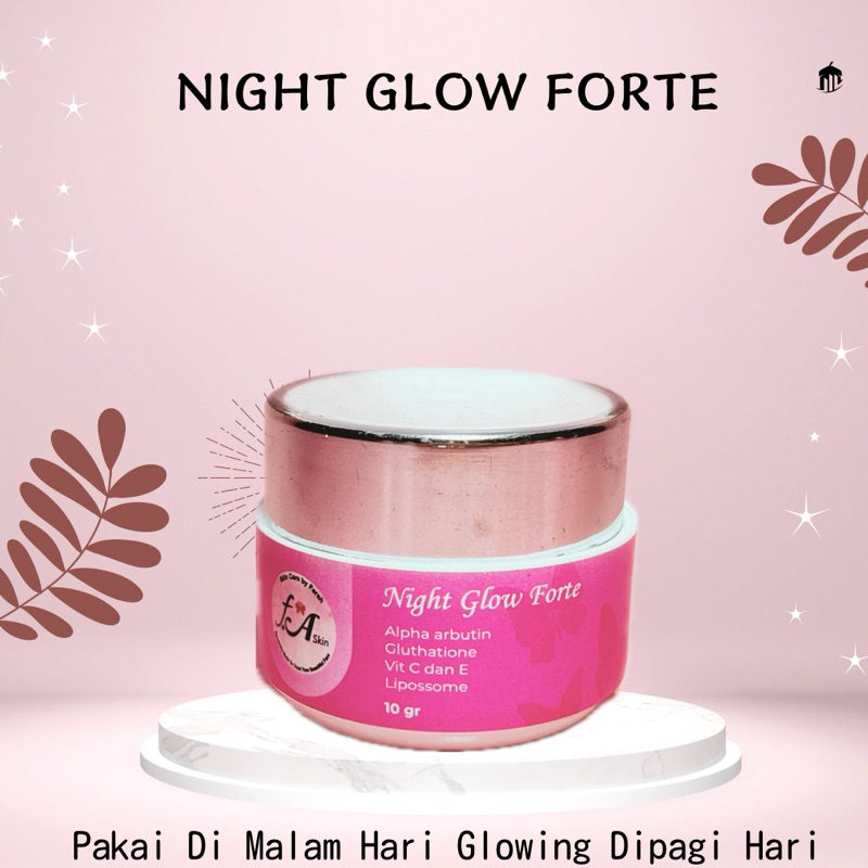 NIGHT GLOW FORTE | Cream Malam Glowing