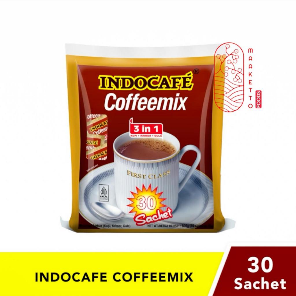 

Kopi Indocafe Coffeemix 3 in 1 / Kopi Indocafe Isi 30 Sachet