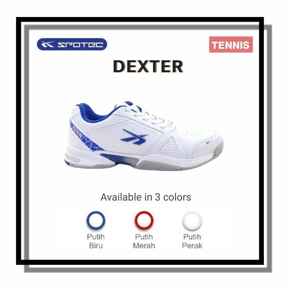 SPOTEC Sepatu TENNIS DEXTER Warna Putih - Biru