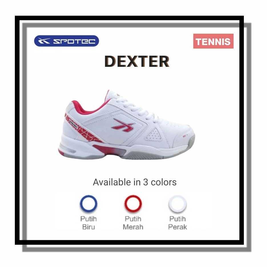 SPOTEC Sepatu TENNIS DEXTER Warna Putih - Merah