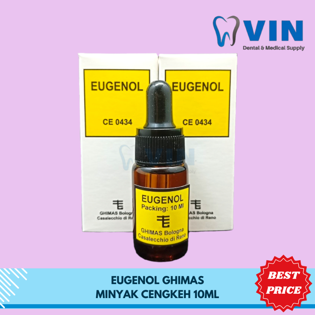 Eugenol ghimas minyak cengkeh / obat peradangan gigi 10ml