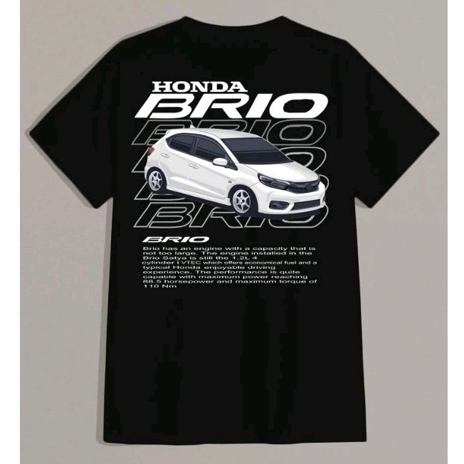 Baju Honda Brio - Kaos Unisex Honda Brio - Kaos Honda Brio
