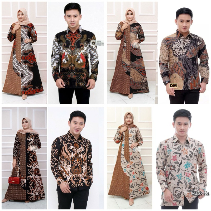 BATIK COUPLE MODERN || GAMIS BATIK COUPLE || BAJU BATIK COUPLE JUMBO