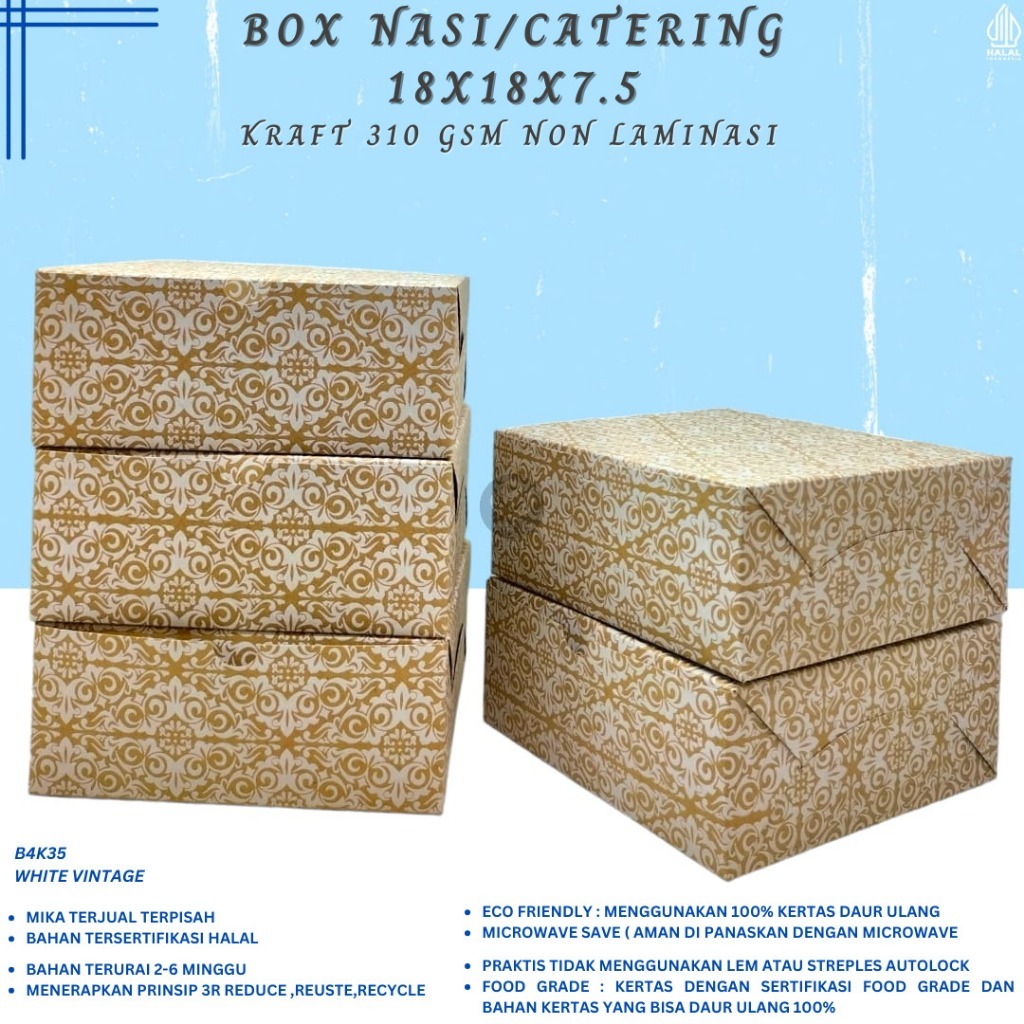 

Dus Nasi Dus 18x18 Box Nasi 18x18 (B4K35)