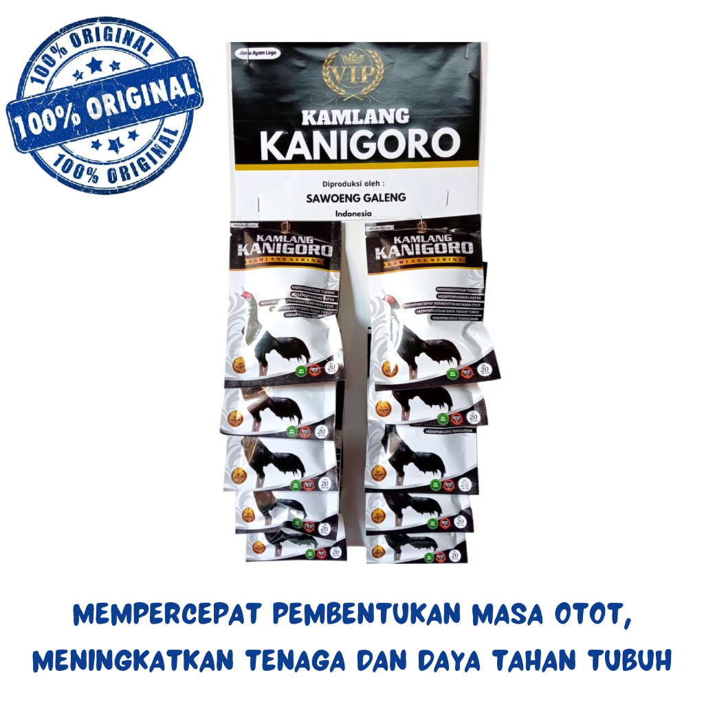KAMLANG KERING KANIGORO 1 RENTENG - meningkatkan daya tahan tubuh