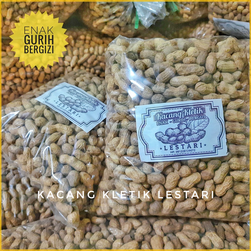 

Kacang Kulit Sangrai 1kg kiloan Goreng Pasir Oven Rasa ORIGINAL Super Kletik Garing kering Renyah Gurih untuk diet