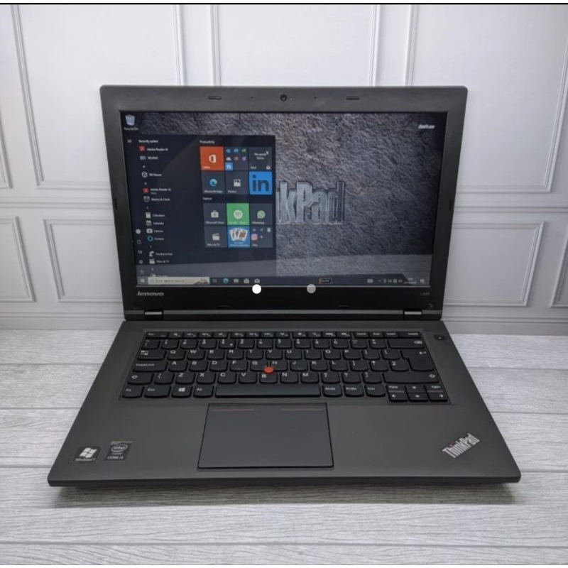 Laptop Lenovo Thinkpad termurah L440 Core i5 Gen4 Ram 8GB SSD 256GB