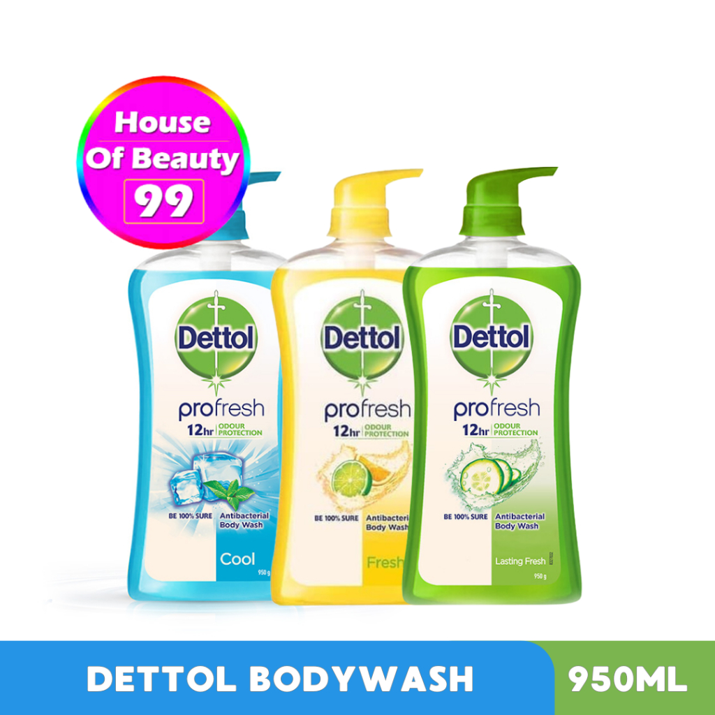Dettol Body Wash 950ML Pump / Sabun Mandi Cair 625ML