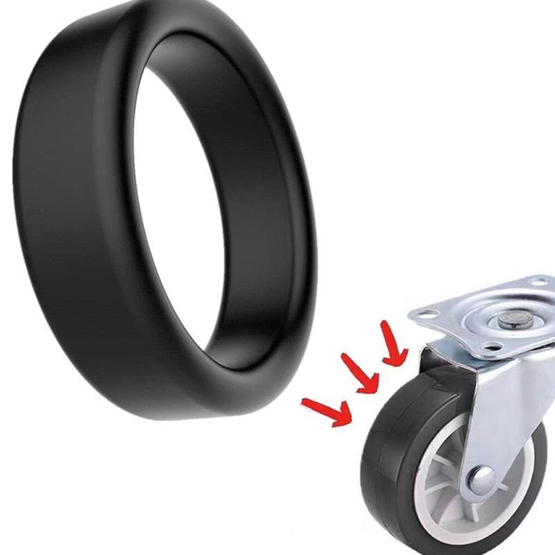 4pcs Cover Roda Koper / Cincin Karet Roda Koper / Pelindung Roda Koper