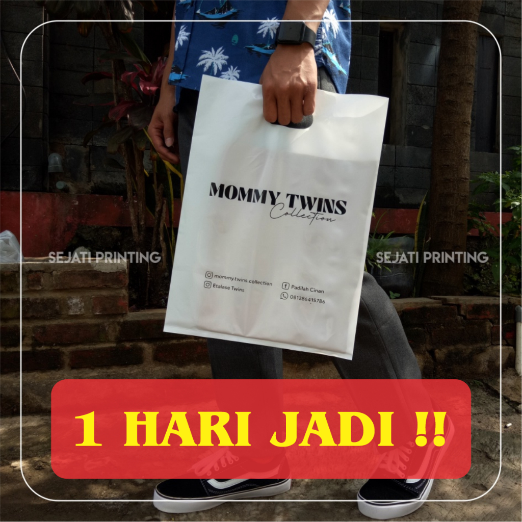 

Sablon Plastik Murah 30x40cm, FREE DESAIN - SEJATIPRINTING - HD PLONG