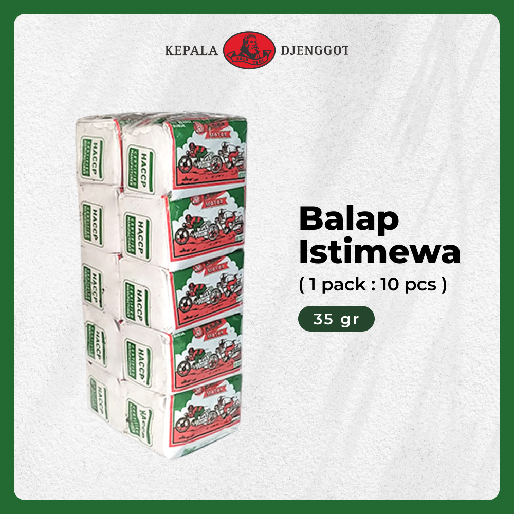 

Kepala Djenggot Balap Istimewa 35 gr ( 1 pack : 10 pcs ) - Teh Tubruk Seduh