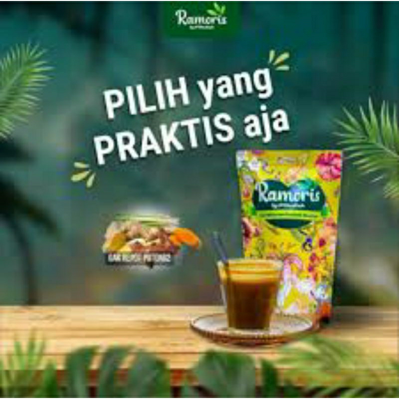 

minuman herbal ramoris per pack isi 15 kantong