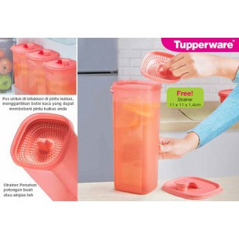 Guava slim line tupperware plus strainer